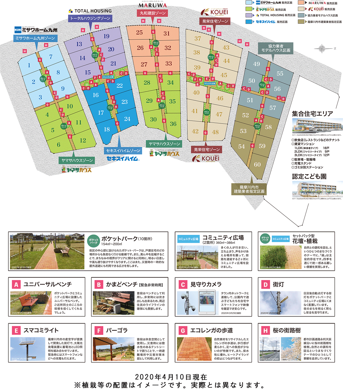 居住エリア／販売区画